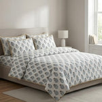 Teal Printed Lightweight Quilt