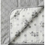 Grey Geometric Lightweight Quilt