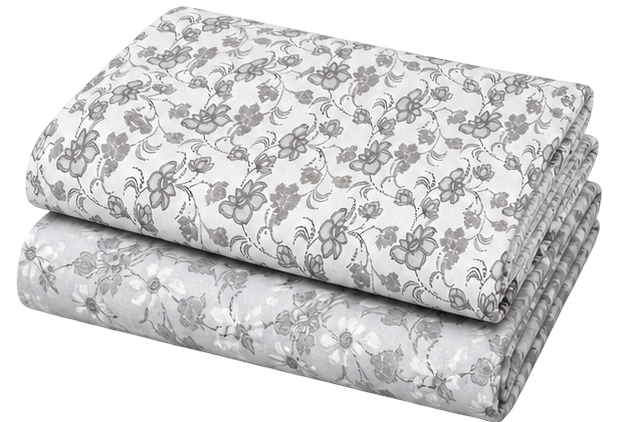 Floral Paisley Grey Dohar Set