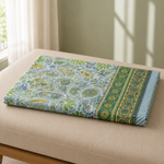 Spring Bloom Paisley Cotton Bedsheet with Pillow Covers